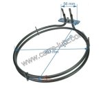 203186  262900006 - Résistance circulaire 2100W diamètre 205 mm de four à chaleur tournante Beko 11,20 €