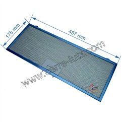 701019  C00098726 - Filtre à graisse métal 177x458 mm de hotte aspirante Ariston Indesit Scholtes  10,10 €