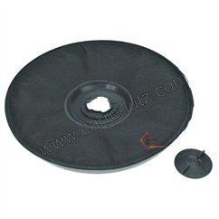 Filtre de hotte charbon actif diamètre 233 mm hauteur 28 mm EFF53 E233