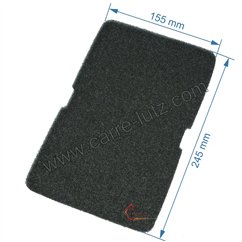 701639  Filtre d évaporateur 240x152x12 mm 2964840100 de sèche linge Beko  1,50 €