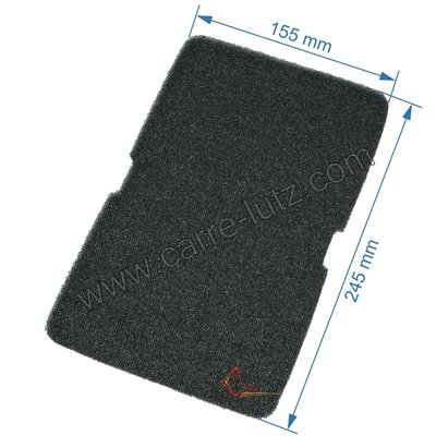 701639  Filtre d évaporateur 240x152x12 mm 2964840100 de sèche linge Beko  1,90 €
