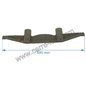 Chenet par buches de foyer compatible avec Invicta Foyer 700 Promo - F670894B