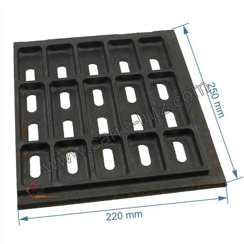 CH85173175 - Demie grille droite de foyer godin 3186 Cheminées philippe