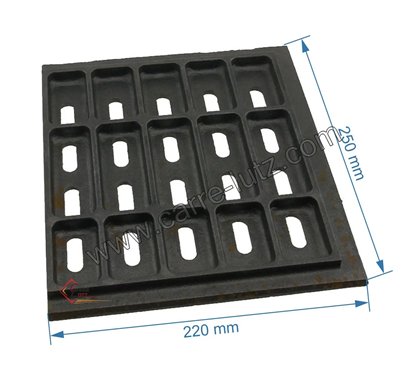 CH85173175 - Demie grille droite de foyer godin 3186 Cheminées philippe