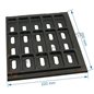 CH85173175 - Demie grille droite de foyer godin 3186 Cheminées philippe