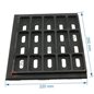 CH8517G3175 - Demie grille gauche de foyer godin 3186 Cheminées philippe