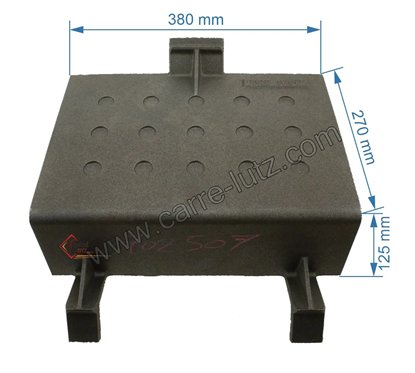 CH143883186 - Déflecteur de foyer godin 3186 Cheminées philippe