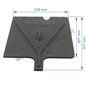 Déflecteur de foyer 10131660106001 pour convecteur Godin 364112 CERVALOU