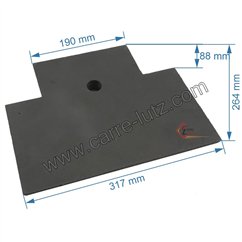 702536  14388366712053 - Chicane supérieur boite a fumée Godin 366712 96,90 €