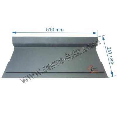 702538  10164364101 - Plaque de foyer latérale pour convecteur Godin 364101 74,10 €