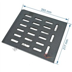 702549  CH82051061270 - Demie grille de foyer godin 1270 47,30 €