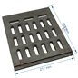 CH82051061270 - Demie grille de foyer godin 1270