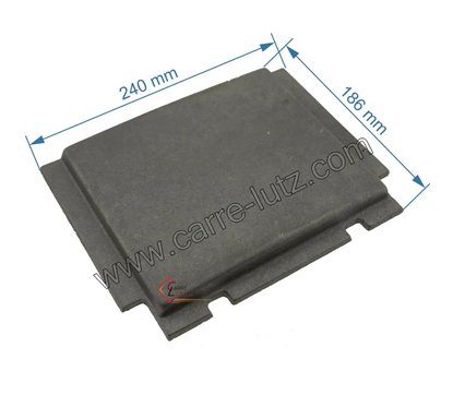 10173388116053 - Plaque de protection de coté pour convecteur Godin 388117