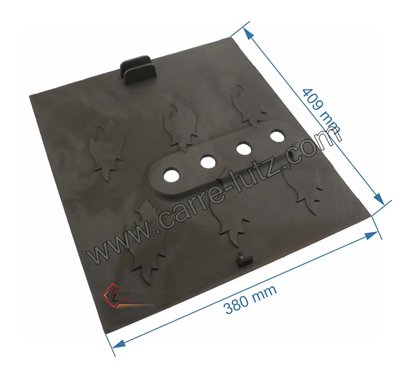 702601  12404326800 - Plaque arrière gauche nouveau modele pour insert Godin 3268 3283 212,90 €