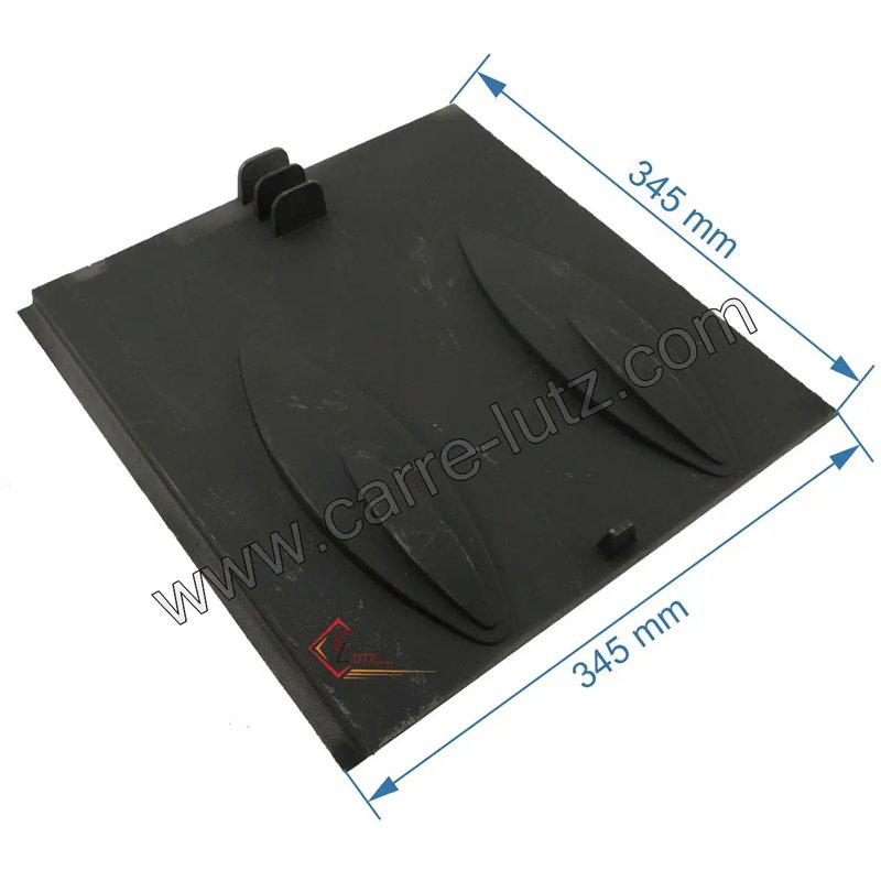 10160335800 - Plaque arriere de foyer Godin 3358 remplacé par 704867
