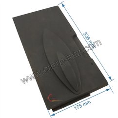 702614 10166335800 - Plaque laterale avant droit de foyer Godin 3358 27,20 €