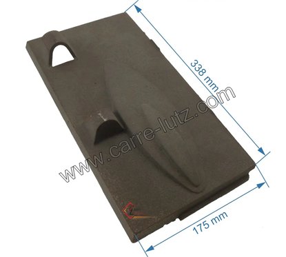 702615  10165335800 - Plaque laterale avant gauche de foyer Godin 3358 39,00 €