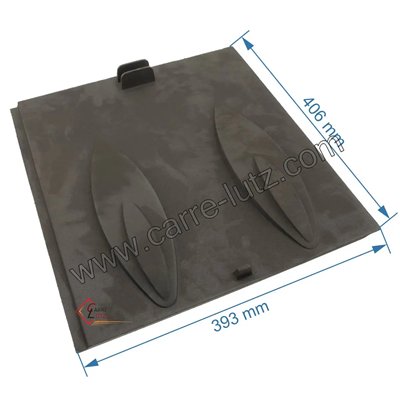 702619  10160336800 - Plaque arriere de foyer Godin 3368 - épuisé remplacé par 704989 81,00 €