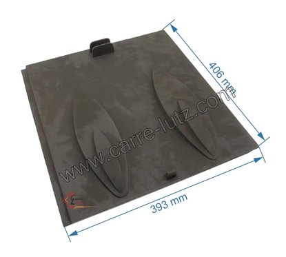 702619  10160336800 - Plaque arriere de foyer Godin 3368 - épuisé remplacé par 704989 81,00 €
