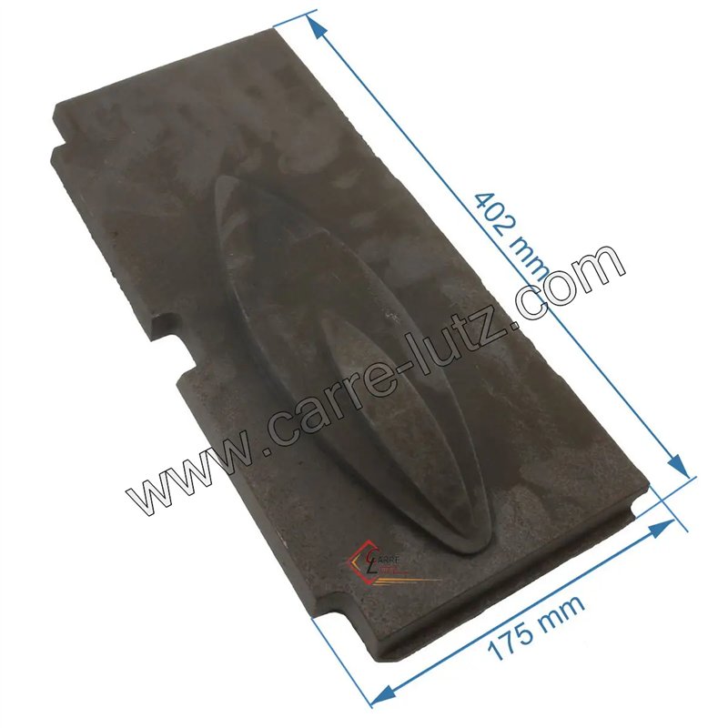 10168336800 - Plaque laterale arriere droit de foyer Godin 3368