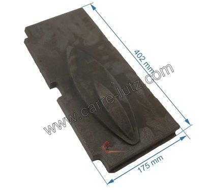 702620  10168336800 - Plaque laterale arriere droit de foyer Godin 3368 54,90 €