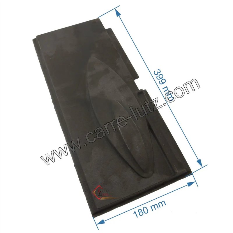 702621  10166336800 - Plaque laterale avant droit de foyer Godin 3368 111,60 €