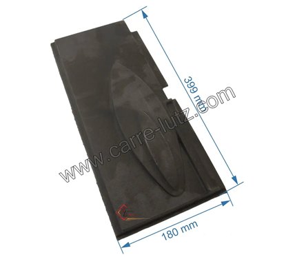 702621 10166336800 - Plaque laterale avant droit de foyer Godin 3368 111,60 €