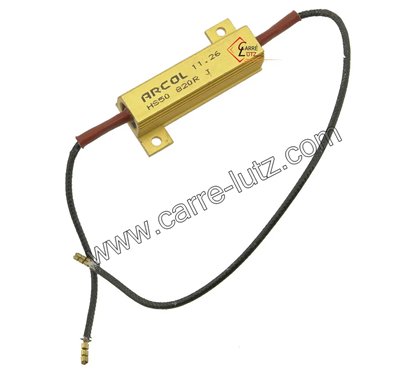 00001304788 - Résistance ARCOL 820 OHMS 50W de soufflerie Godin 3368