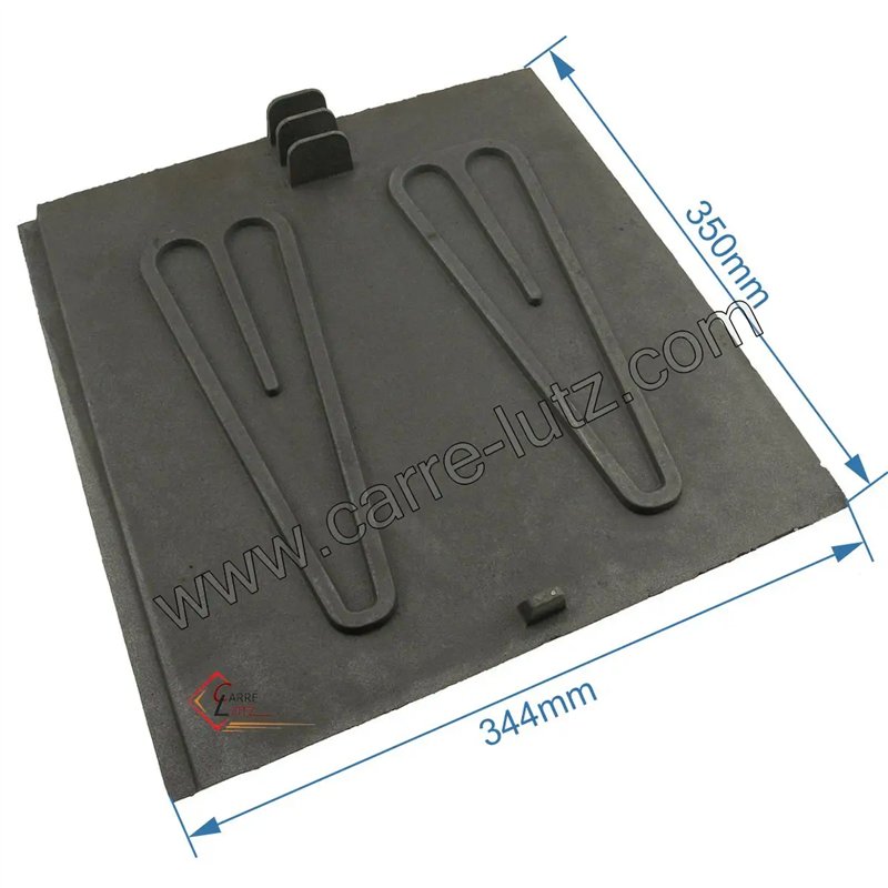 702631  20160125800 - Plaque arriere de foyer Godin 1258 55,20 €