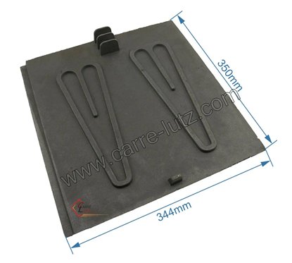702631  20160125800 - Plaque arriere de foyer Godin 1258 55,20 €