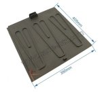 702632  20160126800 - Plaque arriere de foyer Godin 1268 88,80 €