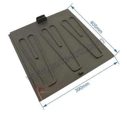 20160126800 - Plaque arriere de foyer Godin 1268