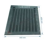 702635  10111660104000 - Plaque arriere decor de foyer Godin 660104 129,50 €