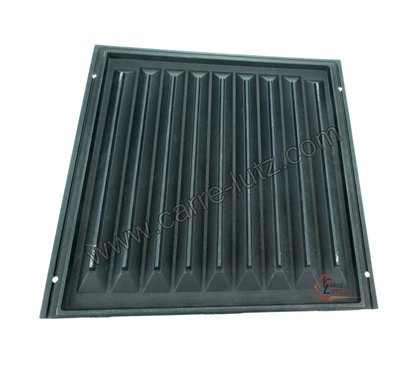 10111660104000 - Plaque arriere decor de foyer Godin 660104