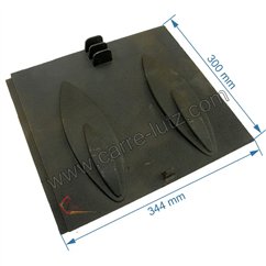 702636 10160665303000 - Plaque arriere de foyer d insert Godin 665303 140,30 €