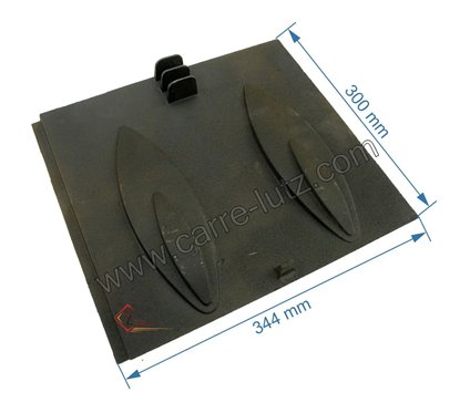 702636  10160665303000 - Plaque arriere de foyer d insert Godin 665303 140,30 €