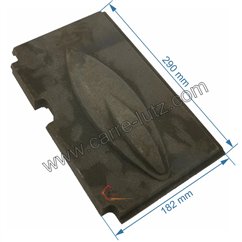 702637  10168665303000 - Plaque laterale arriere droit de foyer Godin 665303 49,10 €