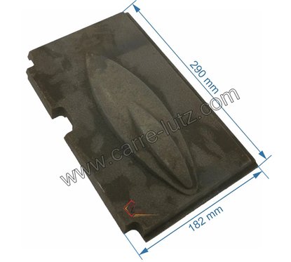 702637  10168665303000 - Plaque laterale arriere droit de foyer Godin 665303 49,10 €