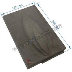 702640  10165665303000 - Plaque laterale avant gauche de foyer Godin 665303 49,10 €