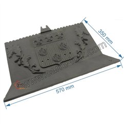 702654  CH620303163 Plaque arriere de foyer d insert Godin 3163 134,30 €