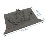 702654  CH620303163 Plaque arriere de foyer d insert Godin 3163 134,30 €