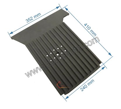 702659  1030187 - Plaque de fond de foyer de cuisinère 240171 Godin 146,70 €