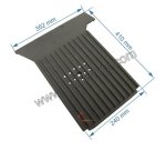 702659  1030187 - Plaque de fond de foyer de cuisinère 240171 Godin 146,70 €