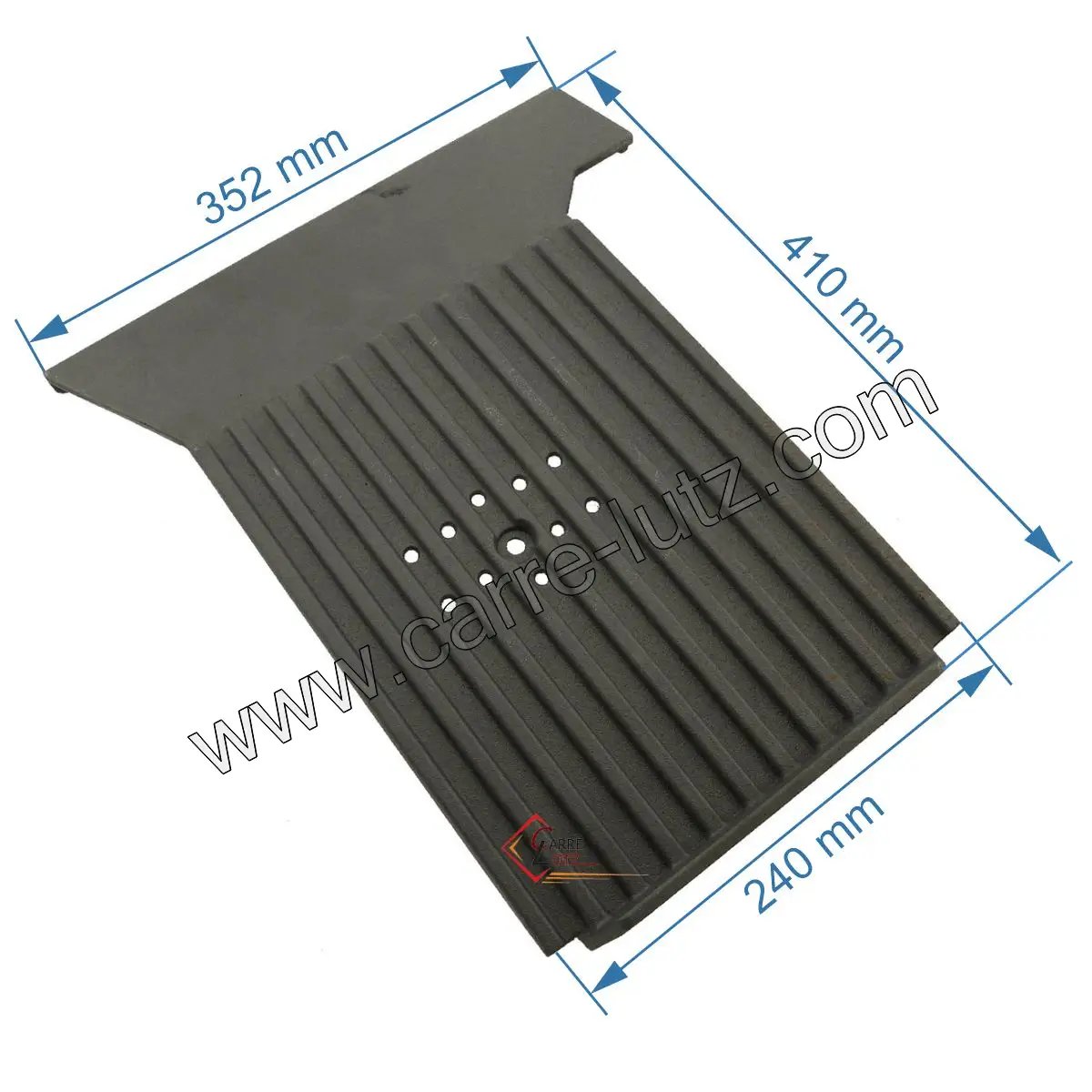 702659  1030187 - Plaque de fond de foyer de cuisinère 240171 Godin 146,70 €
