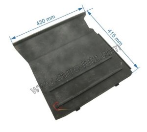 1030185 - Plaque latérale gauche de foyer de cuisinère 240171 Godin