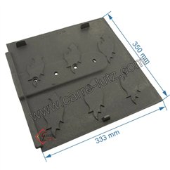 702670  12402325853 - Plaque arrière droite pour insert Godin 3258 NM 129,60 €
