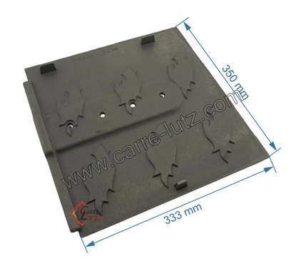 702670  12402325853 - Plaque arrière droite pour insert Godin 3258 NM 129,60 €