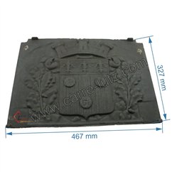 702680  Plaque arrière décorée 6905BISA de foyer Cheminées philippe 277,20 €