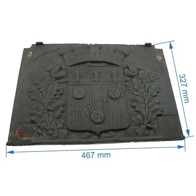 702680 Plaque arrière décorée 6905BISA de foyer Cheminées philippe 277,20 €