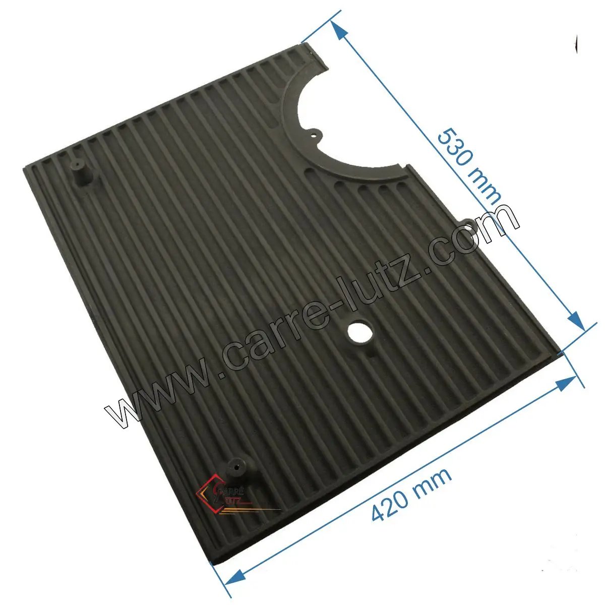 702686  Plaque arrière droite 12402660125053 de foyer Godin 660125 214,40 €